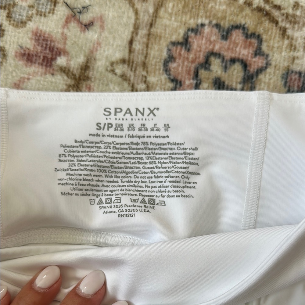 SPANX White Athletic Shorts - Picture 3 of 3